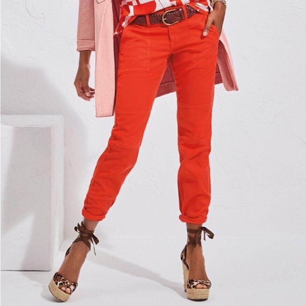 Cabi Utility Trouser Coral Spring '22 Sz 4 NWT